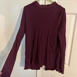 Wonderly Rich Purple Long Sleeve Top